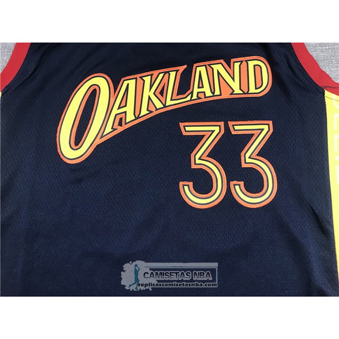 Camiseta Golden State Warriors James Wiseman Ciudad 2020-21 Azul